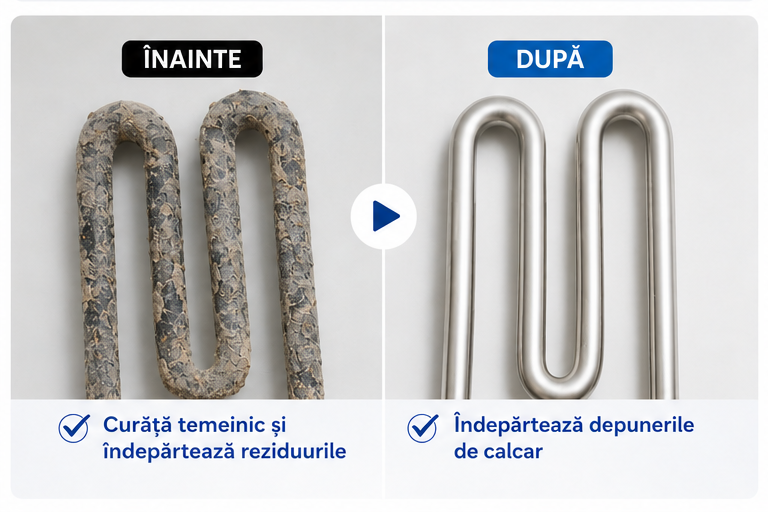 Luciu - Tablete Profesionale pentru Curățarea Mașinii de Spălat